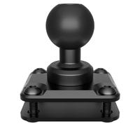 Tackform AMPS Mount - 25,4 mm compatible avec un système de taille B | Boule en aluminium CNC 6061-T6 | Base de perçage à 4 trous | Montage direct sur les supports de tableau de bord, ampères ou