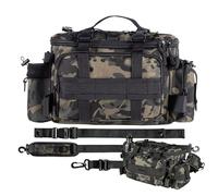 Tackle Bag - Large Capacity Waterproof Fishing Gear Holder | Durable Waterproof Fishing Organizer Bag With Ample Storage, Perfect For Outdoor Saltwater And Freshwater Fishings At Lakes, Rivers, Piers,