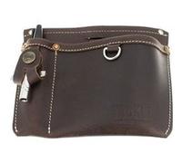 Pochette De Rangement En Cuir - Marron
