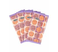 Tackmore Bottes de mouche pour chevaux - Coupe ample avec flux d'air maximal - Pas d'affaissement des jambes - Pour l'été - Cercles oranges L