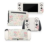 Tacky Design Sakura Skin pour Nintendo Switch - Vinyle de qualité supérieure 3M Cherry Blossoms Flowers Nintendo Switch - Sticker pour console, dock, Joy Con - Autocollant complet