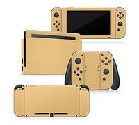 Tacky Design Skin classique en vinyle pour Nintendo Switch, couleur unie, jaune et orange pastel 3 m, autocollant en forme de lune (orange)