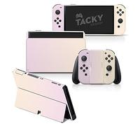 Tacky Design Skin classique pour Nintendo Switch OLED - Autocollants en vinyle 3M Nintendo Switch OLED - Jolie coque pour console et station d'accueil - Autocollant complet