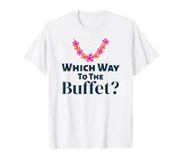 Tacky Tourist Which Way to The Buffet Halloween Costume T-Shirt