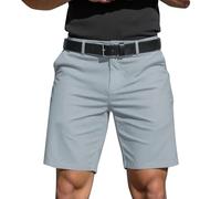 tacniseyw Short décontracté pour homme, coupe régulière, doux, extensible, léger, robe demi-jorts à devant plat, golf, plage, vacances décontractées, pantalon chino Oxford essentiel avec poches de