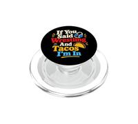 Taco de Lutte drôle pour Fan de Lutte PopSockets PopGrip pour MagSafe