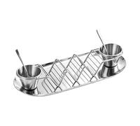 Taco Holder Stand, Kitchen Serving Accessory, Restaurant Buffet Server | Kitchen Taco Rack Serving Tray 390g, For Kitchen, Party, Dinner, Restaurant, Buffet, Barbecue, Picnic, Camping, Festival