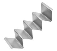 Taco Holder, Tortilla Tray Plates, Adorable Stainless Steel Crispy Shells Racks, Dishwasher Safety Taco Rack for Home, Cafes, Restaurants and Food Trucks, 10.55x3.94 inches