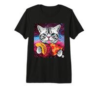 Taco Pizza Cat T-Shirt Haut de Gamme