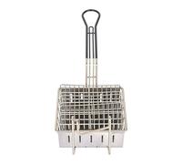 Taco Shaper For Frying - 4 Shells Stainless Steel Tortilla Fried Mold | Taco Fry Basket | Professional Fryer Rack And Stand For Catering Home And Restaurant | Durable Outdoor Grilling Tool