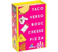 Taco Verso Bouc Cheese Pizza-Jeu De Société Idéal Pour S'amuser En Famille Ou Entre Amis En Soirée-De 2 À 8 Joueurs-Jeu D'ambiance Et De Rapidité-Jeu De Carte-À Partir De 8 Ans