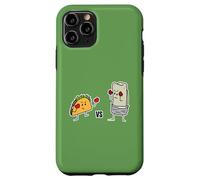 Taco vs Burrito Boxing Fighters Tortilla au bœuf Mexicain Carne Coque pour iPhone 11 Pro