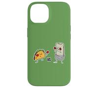 Taco vs Burrito Boxing Fighters Tortilla au bœuf Mexicain Carne Coque pour iPhone 14