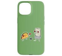 Taco vs Burrito Boxing Fighters Tortilla au bœuf Mexicain Carne Coque pour iPhone 15
