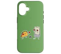 Taco vs Burrito Boxing Fighters Tortilla au bœuf Mexicain Carne Coque pour iPhone 16