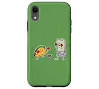 Taco vs Burrito Boxing Fighters Tortilla au bœuf Mexicain Carne Coque pour iPhone XR