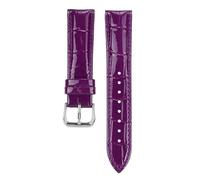 Taconey Bracelet de montre en cuir vintage 12-22 mm, bracelet de remplacement universel pour montres connectées,Violet,12 mm