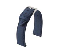 Taconey Bracelet de montre en toile imperméable 18/19/20/21/22/24 mm, double face, en nylon, à dégagement rapide,Bleu,20 mm