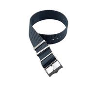 Taconey Bracelet de montre tactique 20-22 mm, bracelet de rechange en nylon, durable, réglable, à dégagement rapide, pour sports de plein air,Gris,22 mm