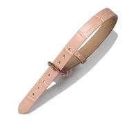 Taconey Bracelet en cuir texturé avec bordure métallique, bijou de mode, convient aux occasions formelles et décontractées.,Boucle ardillon rose et or rose à motif bambou,10 mm