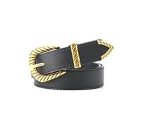 Taconey Ceinture vintage pour femme avec boucle ardillon dorée, parfaite pour une décoration de veste polyvalente.,Vert armée,103