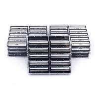 Taconic Shave 100 cartouches de lames de rasoir jumelles lubrifiés Strip - Compatible avec tous les Gillette Trac 2, Atra, G2, Vector, Contour rasoir poignées - Made in USA