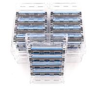 Taconic Shave 40 cartouches à trois lames (10 x 4), compatible avec tous les Gillette Sensor Et Personna Triflexx rasoir poignées, Made in USA