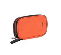 TACORA Sac de câbles portable 100 % recyclé Organisateur de câbles électroniques Accessoires de voyage Sac de rangement pour chargeur, adaptateurs, écouteurs 22 x 13 x 5 cm, orange, ORGANISATEUR TECH