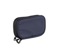 TACORA Sac de câbles portable 100 % recyclé Organisateur de câbles électroniques Accessoires de voyage Sac de rangement pour chargeur, adaptateurs, écouteurs 22 x 13 x 5 cm, bleu, ORGANISATEUR TECH
