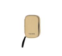 TACORA Sac de médecine portable pour les voyages en plein air, matériau 100 % recyclé, 16,5 x 10,5 x 5 cm (beige)