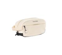 TACORA Trousse de voyage pour femmes et hommes, sac de rasage résistant à l'eau pour accessoires de toilette, sacs de rangement pliables pour cosmétiques, 23 x 10,5 x 13 cm, beige, Trousse Beauty