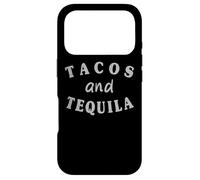 Tacos and Tequila Funny Tequila Boire Fête Humour Vintage Coque pour iPhone 17 Pro