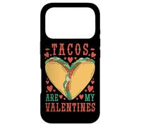 Tacos are My Valentine Funny Valentine’s Day Foodie Coque pour iPhone 17 Pro
