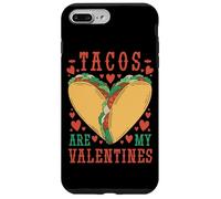 Tacos are My Valentine Funny Valentine’s Day Foodie Coque pour iPhone 7 Plus/8 Plus