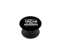Tacos et Souvenirs drôles de Cousins Disant Sarcastique PopSockets PopGrip Adhésif