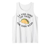 Tacos Funny Mexican Saying Mexico Latin Humor Gifts Spanish Débardeur