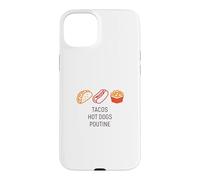 Tacos Hot Dogs Poutine Stadium Food USA Canada Mexique Snack Coque pour iPhone 15 Plus