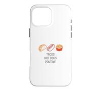 Tacos Hot Dogs Poutine Stadium Food USA Canada Mexique Snack Coque pour iPhone 16 Pro Max