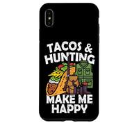 Tacos & Hunting Hunter, Amateur de Cuisine Mexicaine, Mexico Outdoors Coque pour iPhone XS Max