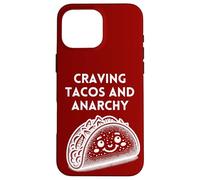 Tacos mexicains et Anarchie Taco Mexicain drôle Coque pour iPhone 16 Pro Max