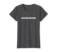 Tacos sur Tout T-Shirt, Femme, Chiné Foncé, M
