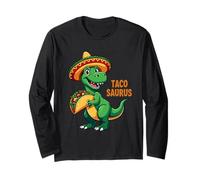 Tacosaurus Mexican Dino Trex Cinco De Mayo pour tout-petits garçons enfants Manche Longue