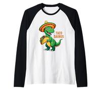 Tacosaurus Mexican Dino Trex Cinco De Mayo pour tout-petits garçons enfants Manche Raglan