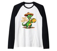Tacosaurus Mexican Dino Trex Cinco De Mayo pour tout-petits garçons enfants Manche Raglan