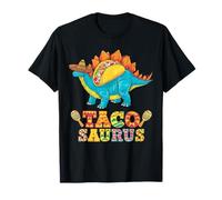 Tacosaurus Present Fun Cool Cinco de Mayo Tee Taco Dinosaure T-Shirt