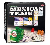 Tactic Games Jeu de dominos Mexican Train – Boîte métal, Multicolore, 30 min, Adulte