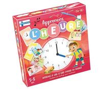 Tactic 59453 - Horloge-Jouet Apprenons l'Heure, Horloge avec Aiguilles Mobiles pour Enfants