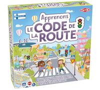 Tactic 59754 - Apprenons Le Code de la Route - Jeu éducatif Tactic pour Enfants 6-10 Ans - Apprentissage ludique des Panneaux, Circulation et sécurité routière - 2 à 4 Joueurs - 15 Min