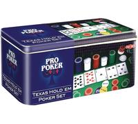 Tactic Coffret métal tout en 1 - Poker