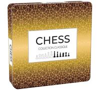 Tactic Games – Jeu d'échecs classique 14001 – Coffret métal